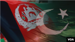 پاکستان و افغانستان کے قومی پرچم۔