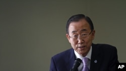 U.N. Secretary-General Ban Ki-moon, Aug. 14, 2012. 