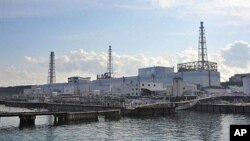 The badly damaged Tokyo Electric Power Co (TEPCO) Number 1 Daiichi nuclear power plant at Okuma town in Fukushima prefecture, March 31, 2011