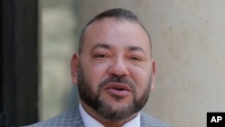 Le roi du Maroc, Mohammed VI, le mardi 2 mai 2017. (AP Photo / Michel Euler))
