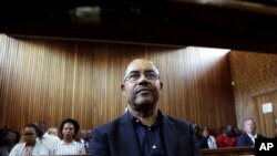 Manuel Chang, antigo ministro das Finanças de Moçambique, no Tribunal de Kempton Park, em Joanesburgo, África do Sul, 8 de Janeiro de 2019