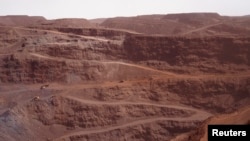 La mine de fer de Zouerate, Mauritanie, le 23 juin 2014.