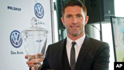 El delantero irlandés del Galaxy de Los Ángeles, Robbie Keane, fue nombrado el MVP de la liga estadounidense de fútbol.