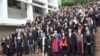 香港大學2千師生靜默遊行 捍衛院校自主