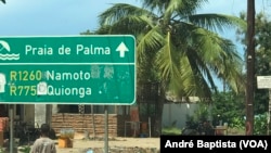 Ibarabara rigana mu gisagara ca Palma, mu ntara ya Cabo Delgado, muri Mozambique.