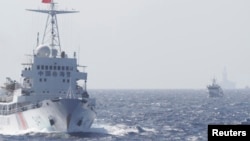 2014年5月14日中國海警船隻在南中國海巡邏（資料圖）