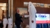 FILE - U.S. Secretary of State Antony Blinken meets with Qataran Emir Tamim bin Hamad Al-Thani in Doha on Oct. 24, 2024. Qatar will end its efforts to mediate a cease-fire between Israel and Hamas, sources said on Nov. 9, 2024.