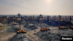 Могили найманців ПВК "Вагнер" у Краснодарському краї, Росія, 22 січня 2023р. Фото: REUTERS/Stringer 