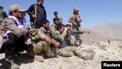 جنگجویان جبهۀ مقاومت ملی افغانستان در ولایت پنجشیر
