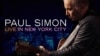 Paul Simon's "Live In New York City" album cover