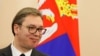 FILE - Serbian President Aleksandar Vucic attends a news conference in Sochi, Russia, Dec. 4, 2019.