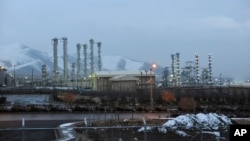FILE - This Jan. 15, 2011, photo shows the heavy water nuclear facility near Arak, 150 miles (250 kilometers) from the capital Tehran, Iran. 