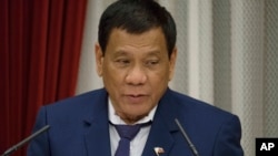 Presiden Filipina Rodrigo Duterte (Foto: dok).
