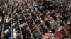 Members of the Afghan Loya Jirga are seated during the first day of the Loya Jirga, or the consultative council in Kabul, Afghanistan, April 29, 2019