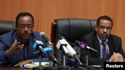 አምባሳደር ሬድዋን ሁሴን እና ዶ/ር ሙሉ ነጋ