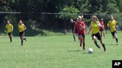 Soccer match, a high-level U-13 youth team near Washington -- Real Maryland FC