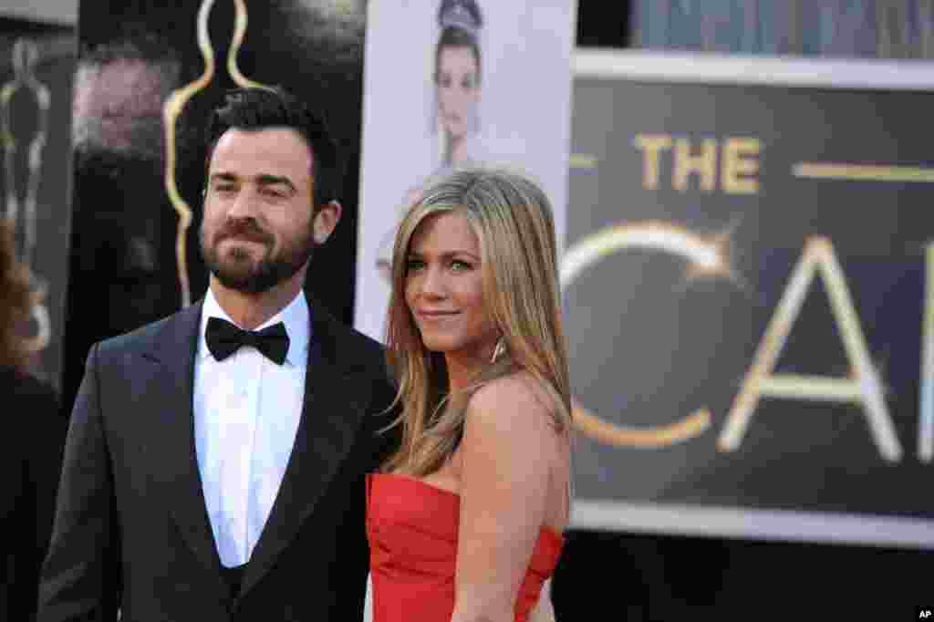 Justin Theroux and Jennifer Aniston