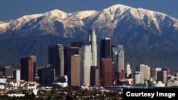 LA skyline
