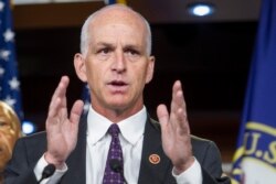 FILE - Rep. Adam Smith, D-Wash., speaks during a news conference on Capitol Hill in Washington.
