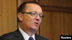 FILE - U.N. political chief Jeffrey Feltman spoke at a closed-door meeting with the Security Council about talks on the Syrian conflict, set to begin Monday in Astana, Kazakhstan.
