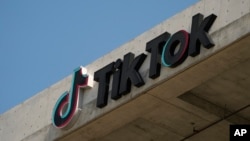 資料照片：TikTok位於美國加州的辦公室。（2024年3月13日）