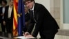 Pemimpin Catalonia Deklarasikan Kemerdekaan