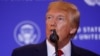 El presidente de Estados Unidos, Donald Trump, se dirige a una conferencia de prensa al margen de la 74a sesión de la Asamblea General de las Naciones Unidas (AGNU) en la ciudad de Nueva York, Nueva York, EE. UU.