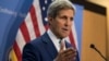 FILE - U.S. Secretary of State John Kerry speaks during a news conference.