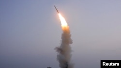A newly developed anti-aircraft missile - North Korea