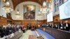 La Cour internationale de justice, La Haye, Pays-Bas, le 16 décembre 2015. 