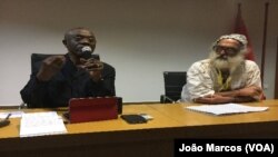 Tony Nzinga, líder cristão, e José Patrocínio, activista