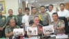 Konferensi pers bersama Kapolda Metro Jaya Irjen Polisi M. Iriawan dan Pangdam Jaya Mayjen Teddy Lhaksmana di markas Polda Metro Jaya, Jakarta, 6 Desember 2016. (Foto:VOA/Andylala)