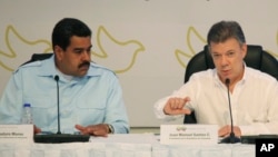 Los enfrentamientos entre los presidentes Nicolás Maduro y Juan Manuel Santos continúan ahora por la presunta violación del espacio aéreo colombiano.