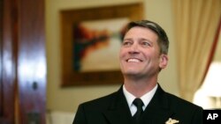 Ronny Jackson, lors d'une audition au Congrès, à Washington, le 16 avril 2018
