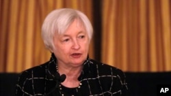 FILE - Federal Reserve Chair Janet Yellen. 