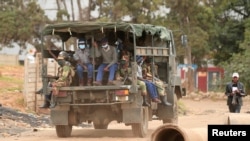 Police and soldiers patrol the streets during a nationwide lockdown to help curb the spread of the coronavirus disease (COVID-19) in Harare, Zimbabwe, April 19, 2020.