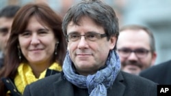 En la foto Carles Puigdemont, ex presidente de la Generalidad de Cataluña.