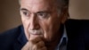 L’ancien président de la Fifa, Sepp Blatter, lors d'une conférence de presse à Zurich, le 8 mars 2018.