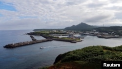 日本與那國島的一個漁港。（路透社2023年11月10日）