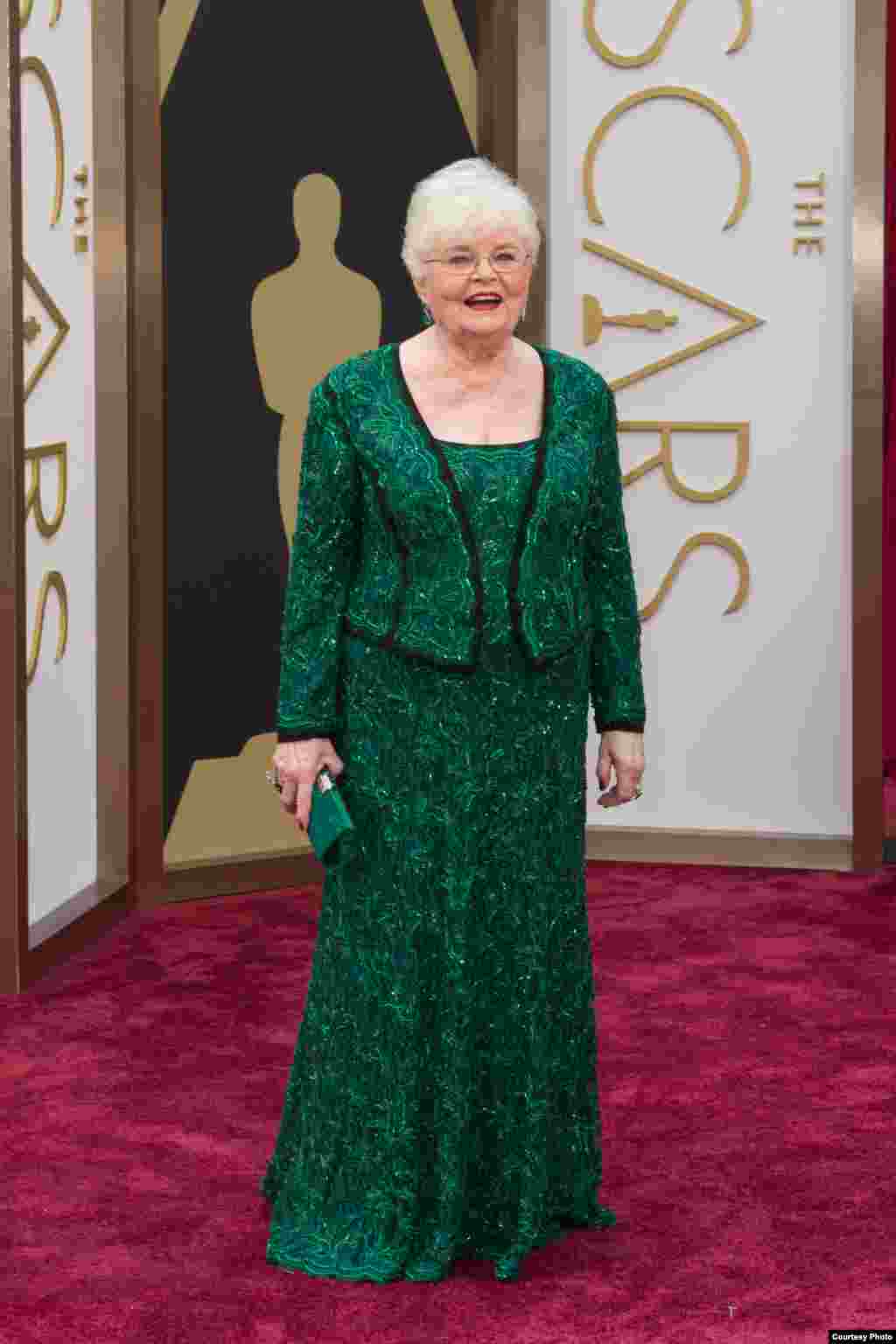 Jane Squibb arrives for the live ABC Telecast of The 86th Oscars® at the Dolby® Theatre on March 2, 2014 in Hollywood, CA. (Photo courtesy AMPAS)