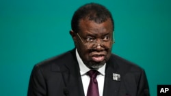 Rais wa Namibia Hage Geingob.