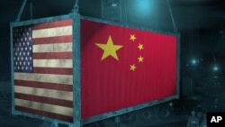 貨櫃上的美中國旗圖示