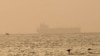 The oil tanker Mercer Street, which came under attack last week off Oman, is seen moored off Fujairah, United Arab Emirates, Aug. 4, 2021.