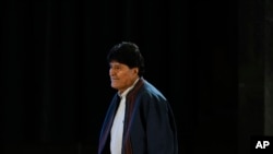 El expresidente de Bolivia, Evo Morales, llega a una reunión del grupo de Puebla durante el III Foro Mundial de Derechos Humanos en el centro Cultural CCK en Buenos Aires, Argentina, el 21 de marzo de 2023.