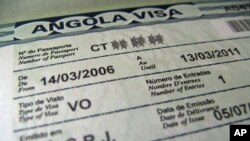 Angola contesta críticas sobre concessão de vistos a estrangeiros