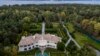 This Oct. 6, 2019, photo shows the house of Mykola Zlochevsky, near Kyiv, Ukraine, owner of the gas company Burisma that hired Hunter Biden in 2014. 