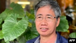 FILE - This photo taken on April 10, 2021, shows Truong Huy San, also known as Huy Duc, during a visit to Hanoi. Authorities in Vietnam have arrested the independent journalist for "abusing democratic freedoms," police announced on June 8, 2024.
