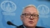 Deputi Menteri Luar Negeri Rusia Sergei Ryabkov memberikan keterangan tentang perjanjian Intermediate-Range Nuclear Forces (INF) 1987 di Moskow pada 5 Agustus 2019. (Foto: AFP/Kirill Kudryavtsev)