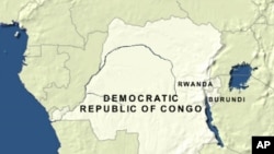 Map of the DRC