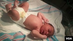 Children born in the U.S., like Agnes' son, are automatically American citizens, according to the Constitution. However, in the attempt to gain citizenship for their children through birth, many commit immigration fraud, exploit the health care system and in some cases place the lives of the babies in jeopardy. (J. Oni/VOA)
